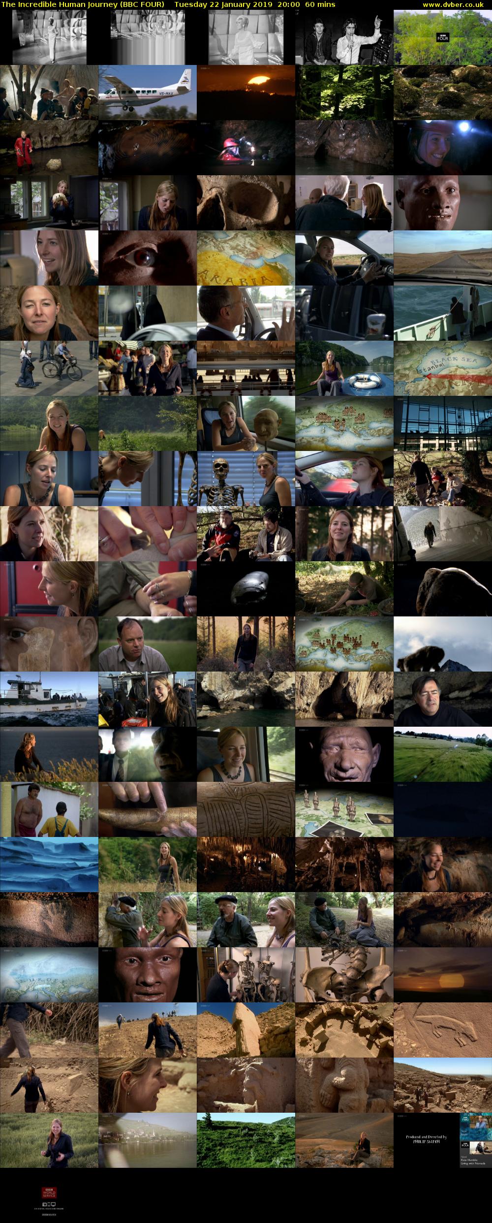 The Incredible Human Journey (BBC FOUR) Tuesday 22 January 2019 20:00 - 21:00