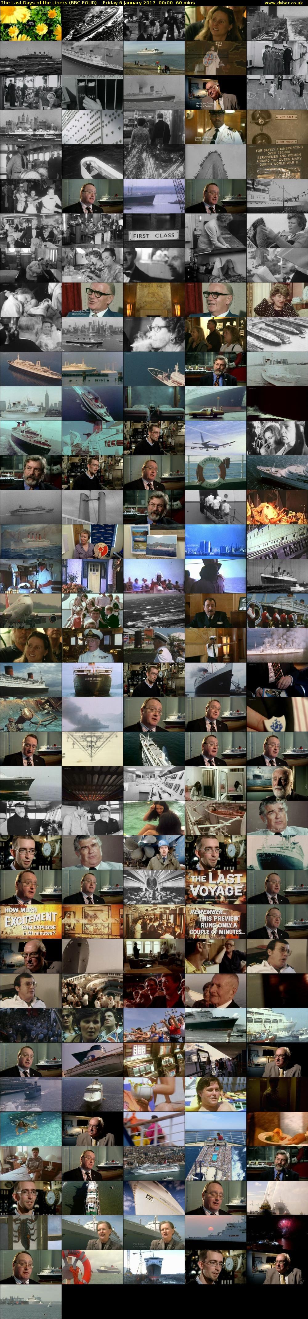 The Last Days of the Liners (BBC FOUR) Friday 6 January 2017 00:00 - 01:00