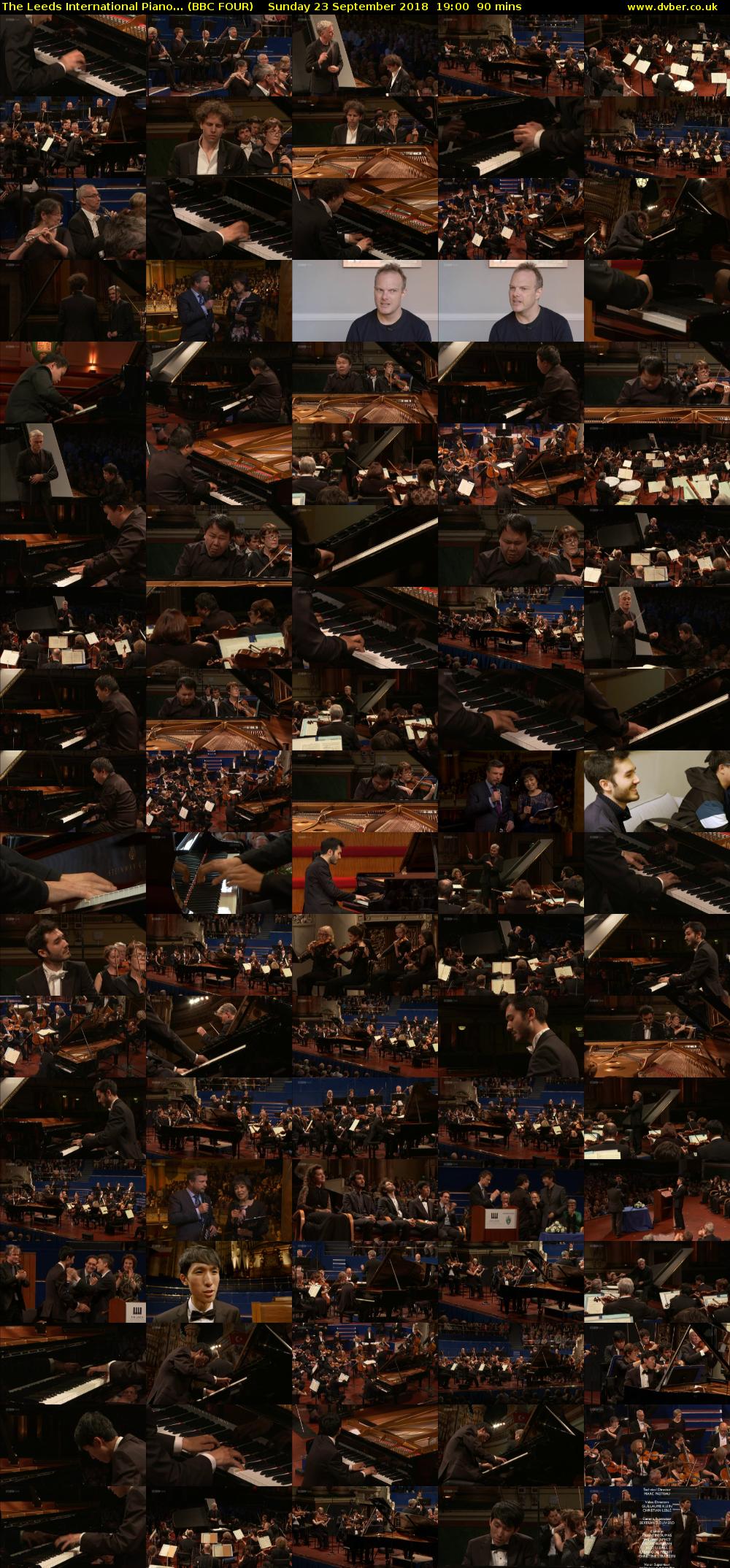 The Leeds International Piano... (BBC FOUR) Sunday 23 September 2018 19:00 - 20:30