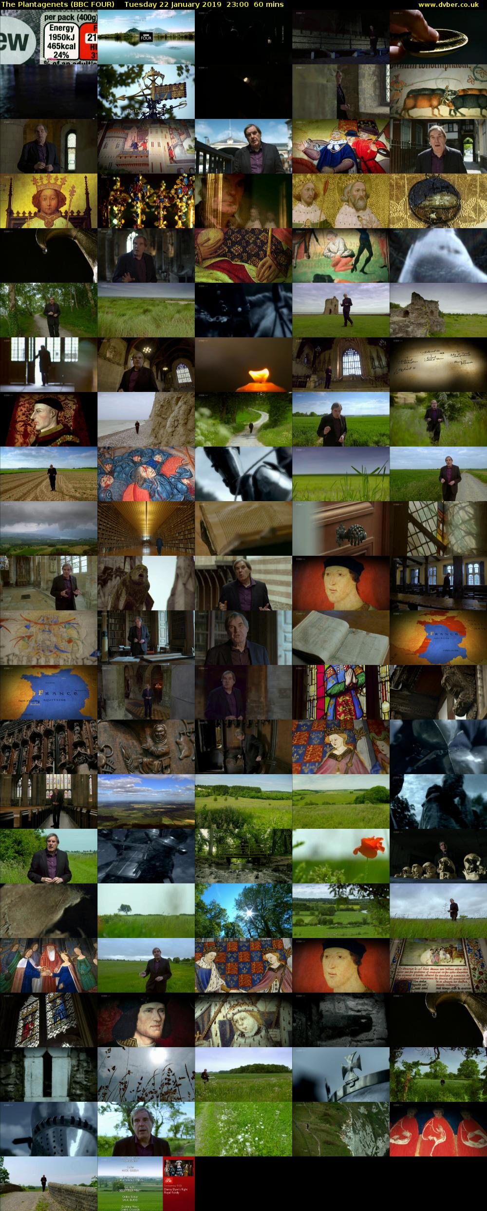 The Plantagenets (BBC FOUR) Tuesday 22 January 2019 23:00 - 00:00