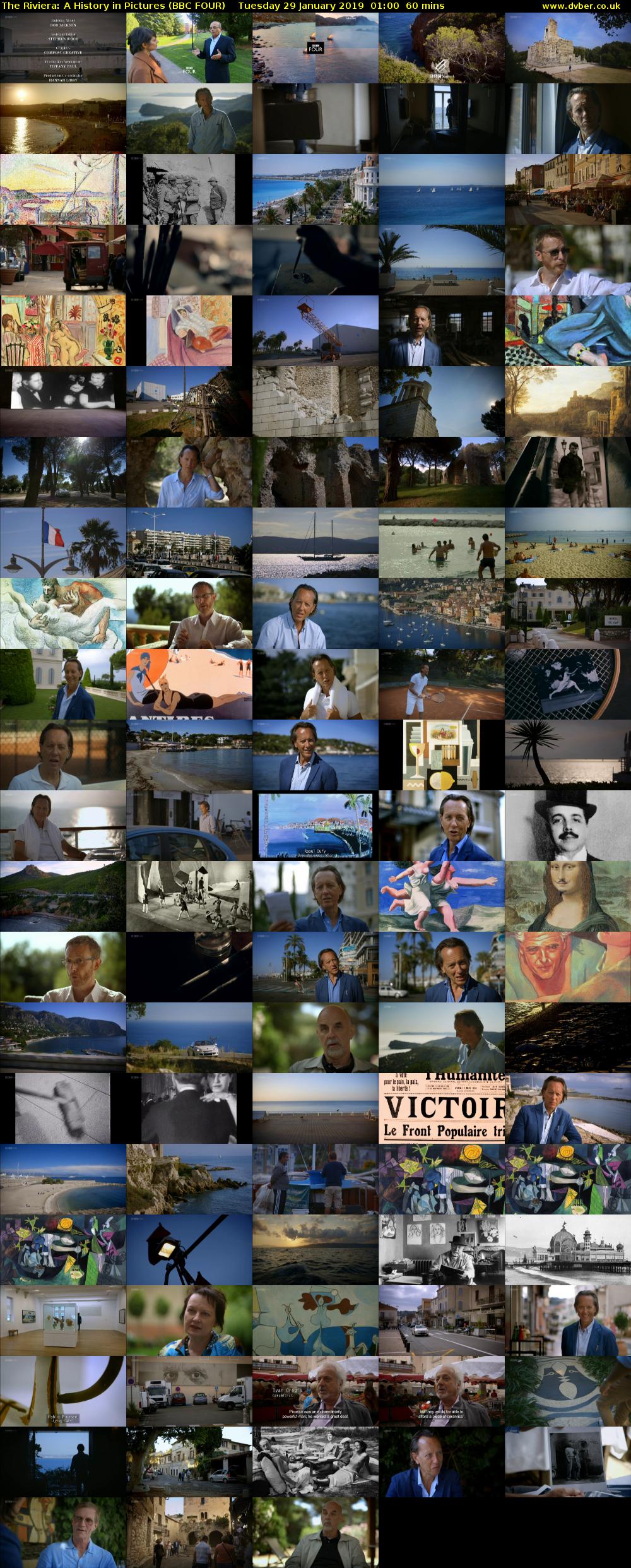 The Riviera: A History in Pictures (BBC FOUR) Tuesday 29 January 2019 01:00 - 02:00