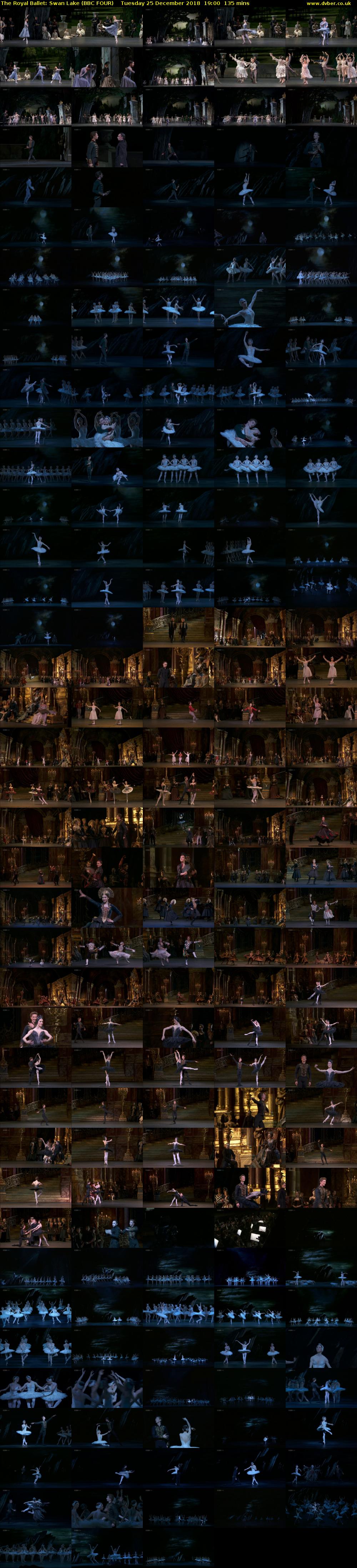 The Royal Ballet: Swan Lake (BBC FOUR) Tuesday 25 December 2018 19:00 - 21:15