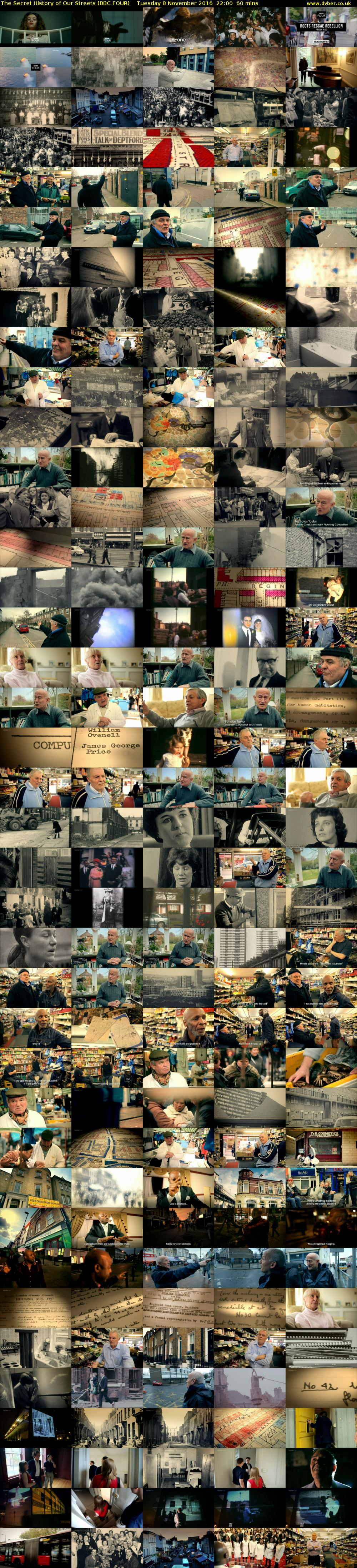 The Secret History of Our Streets (BBC FOUR) Tuesday 8 November 2016 22:00 - 23:00