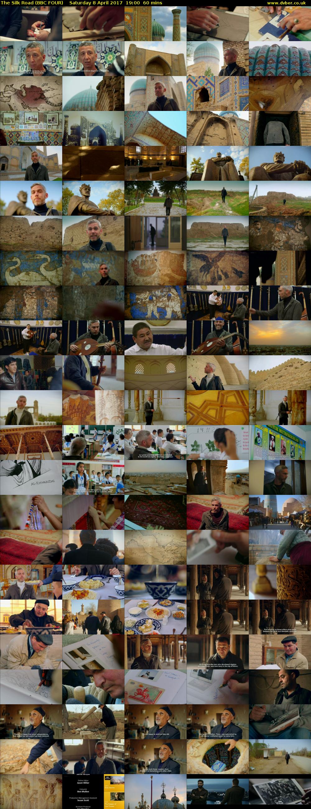 The Silk Road (BBC FOUR) Saturday 8 April 2017 19:00 - 20:00