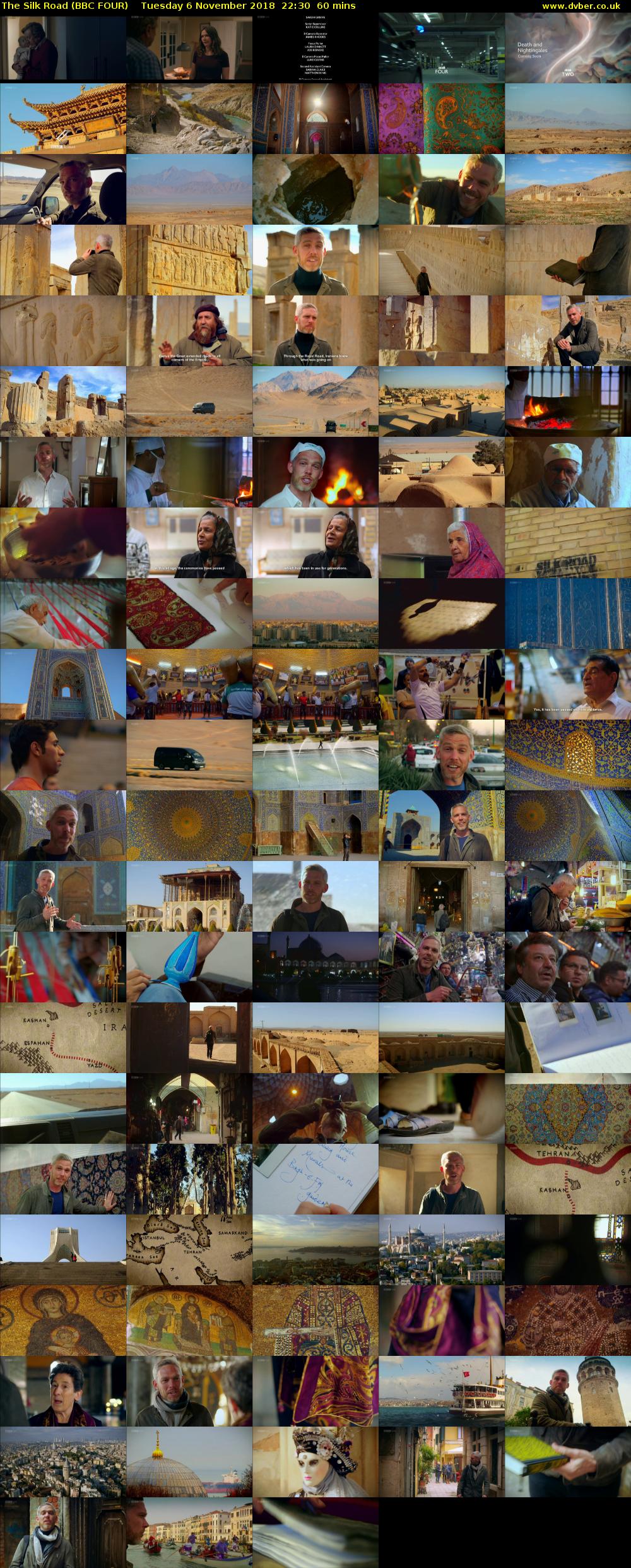 The Silk Road (BBC FOUR) Tuesday 6 November 2018 22:30 - 23:30