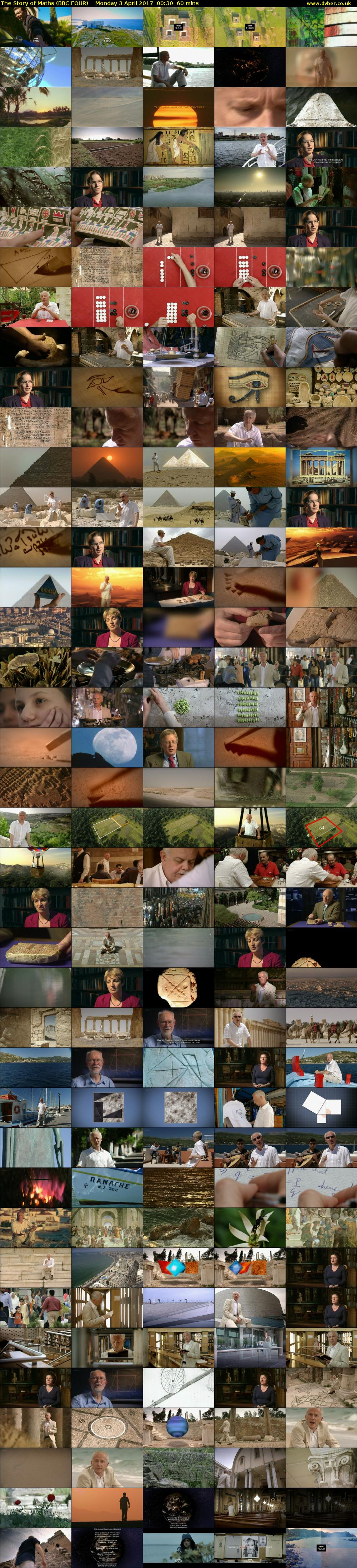 The Story of Maths (BBC FOUR) Monday 3 April 2017 00:30 - 01:30