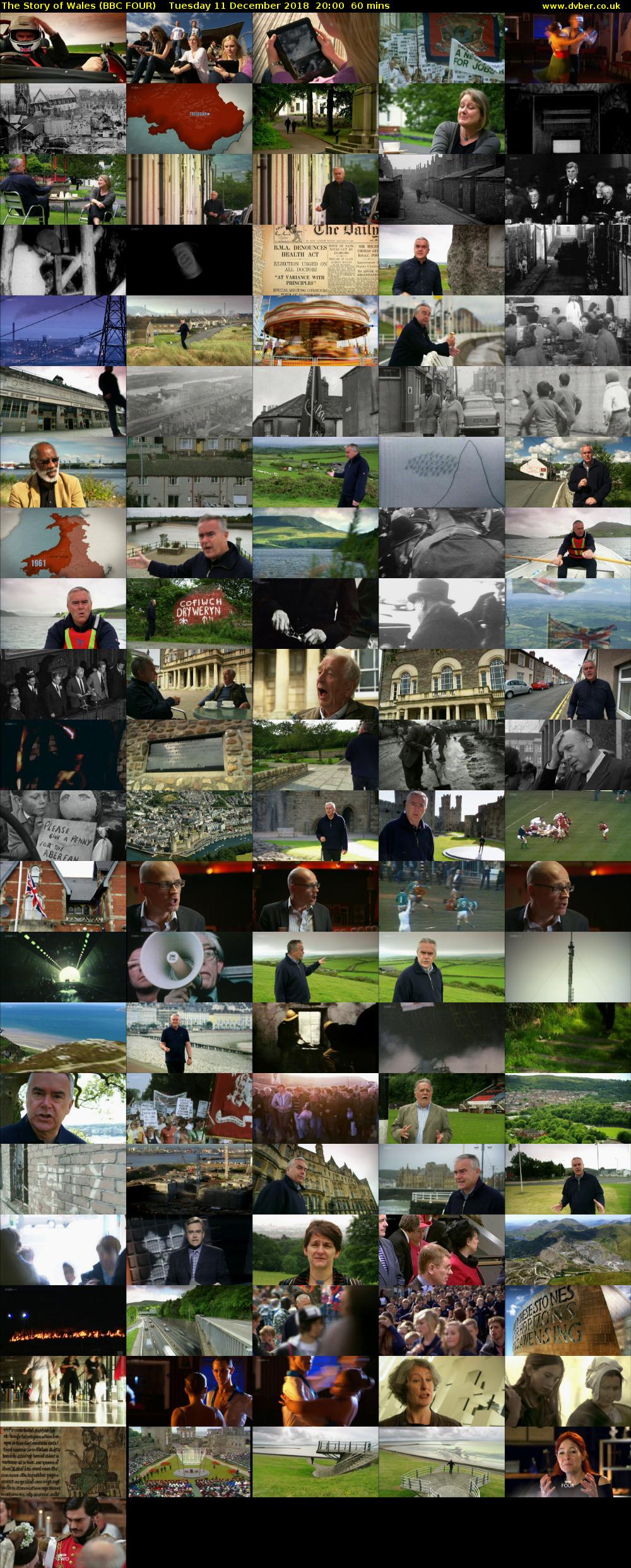 The Story of Wales (BBC FOUR) Tuesday 11 December 2018 20:00 - 21:00