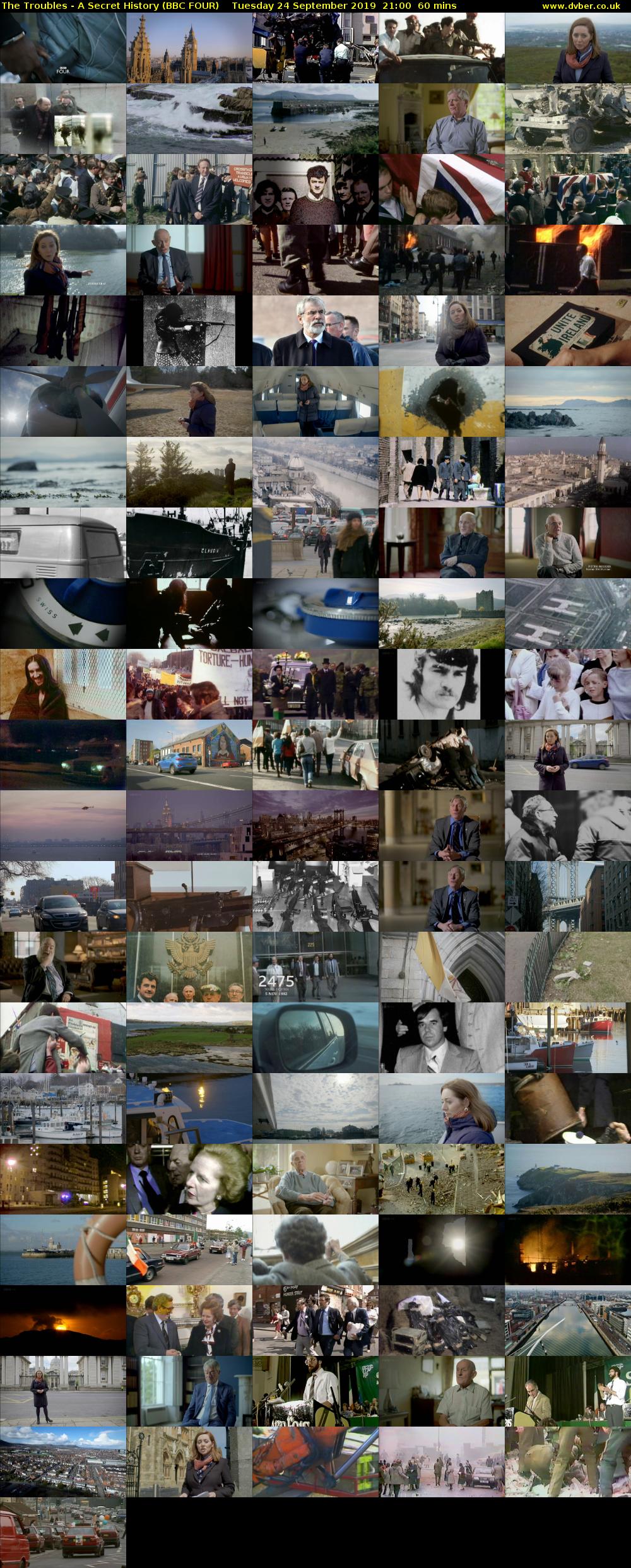 The Troubles - A Secret History (BBC FOUR) Tuesday 24 September 2019 21:00 - 22:00