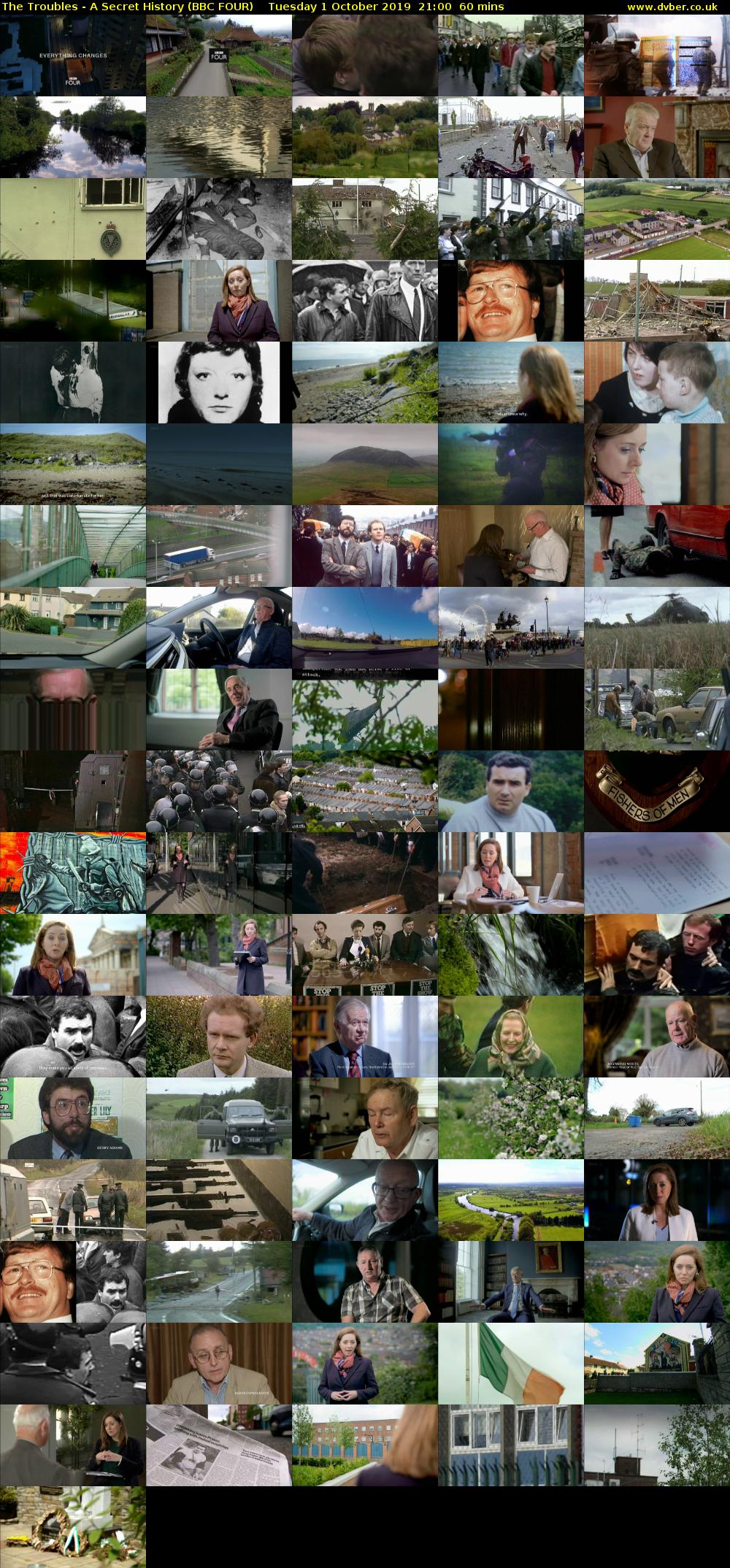 The Troubles - A Secret History (BBC FOUR) Tuesday 1 October 2019 21:00 - 22:00