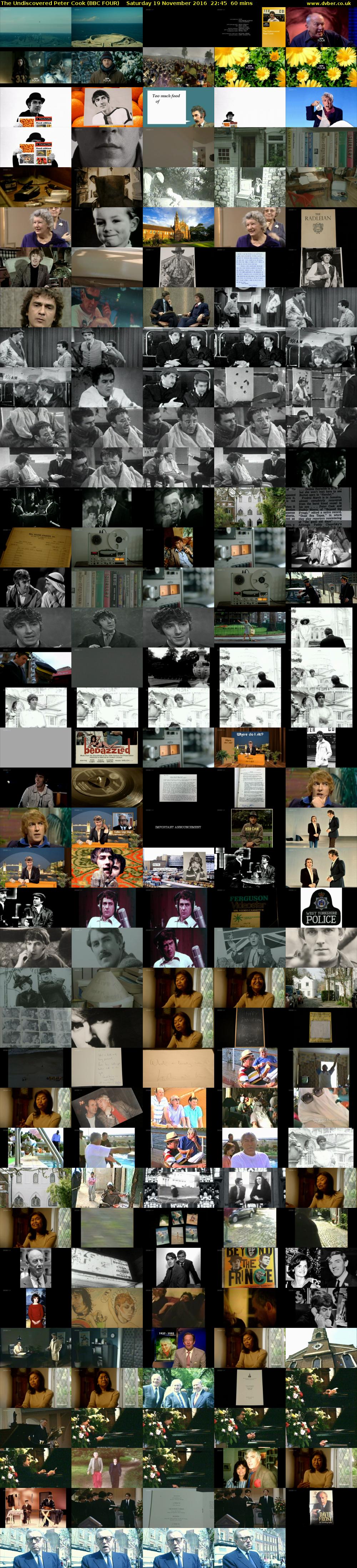 The Undiscovered Peter Cook (BBC FOUR) Saturday 19 November 2016 22:45 - 23:45