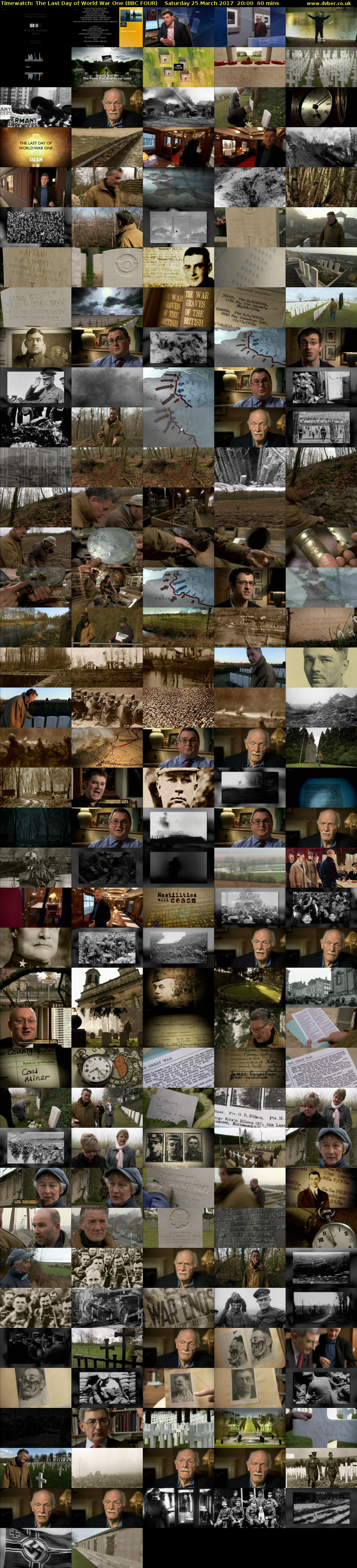 Timewatch: The Last Day of World War One (BBC FOUR) Saturday 25 March 2017 20:00 - 21:00