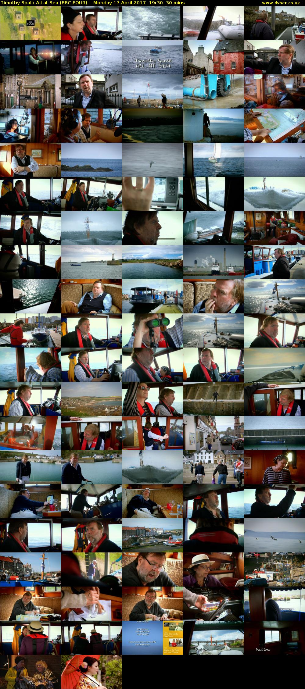 Timothy Spall: All at Sea (BBC FOUR) Monday 17 April 2017 19:30 - 20:00