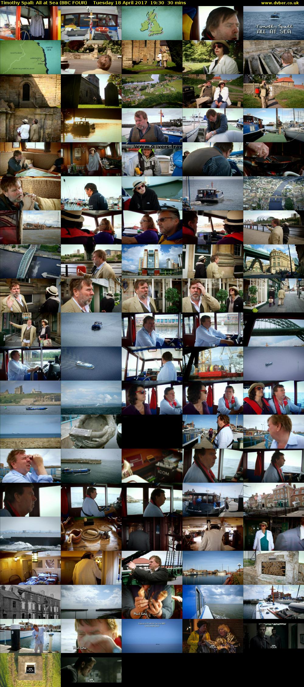 Timothy Spall: All at Sea (BBC FOUR) Tuesday 18 April 2017 19:30 - 20:00