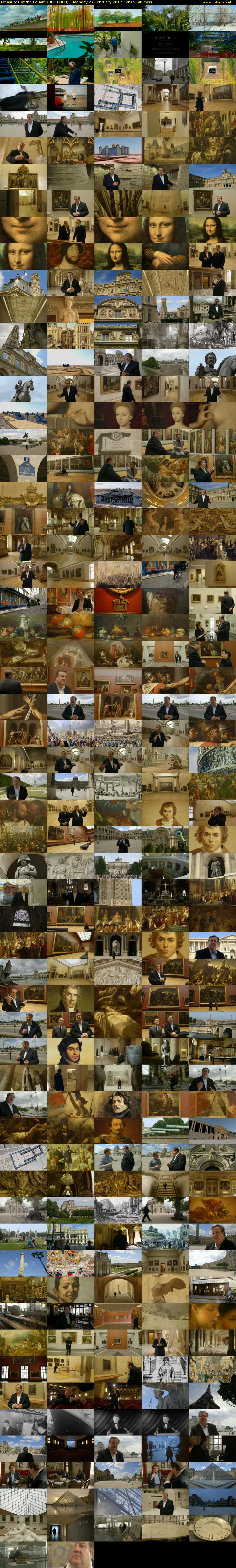 Treasures of the Louvre (BBC FOUR) Monday 27 February 2017 00:15 - 01:45