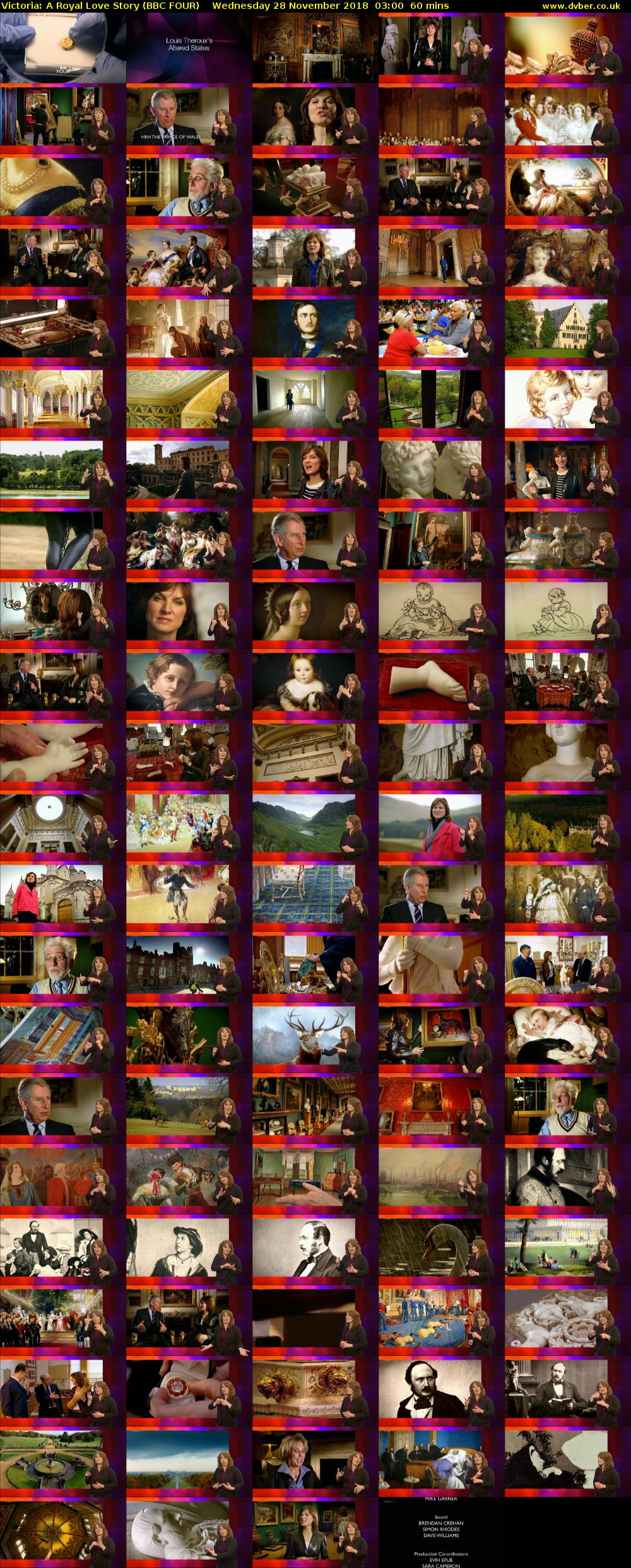 Victoria: A Royal Love Story (BBC FOUR) Wednesday 28 November 2018 03:00 - 04:00