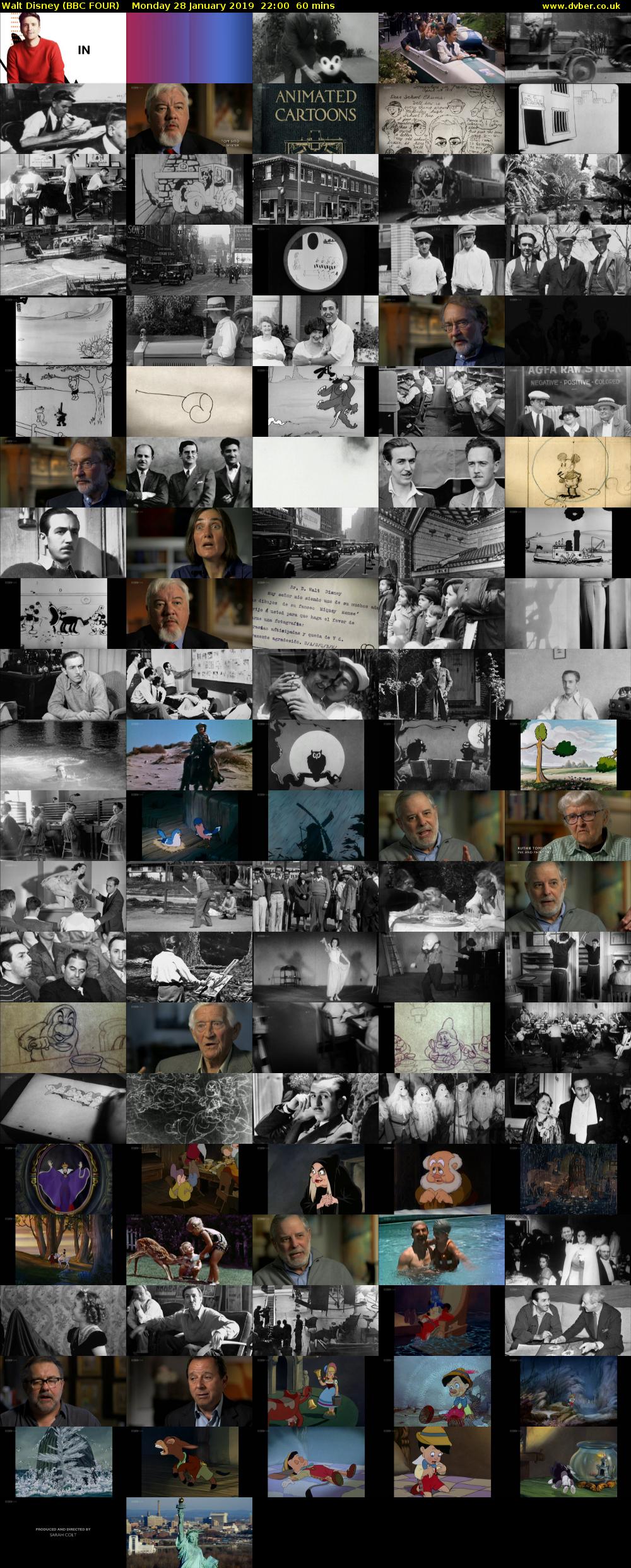 Walt Disney (BBC FOUR) Monday 28 January 2019 22:00 - 23:00