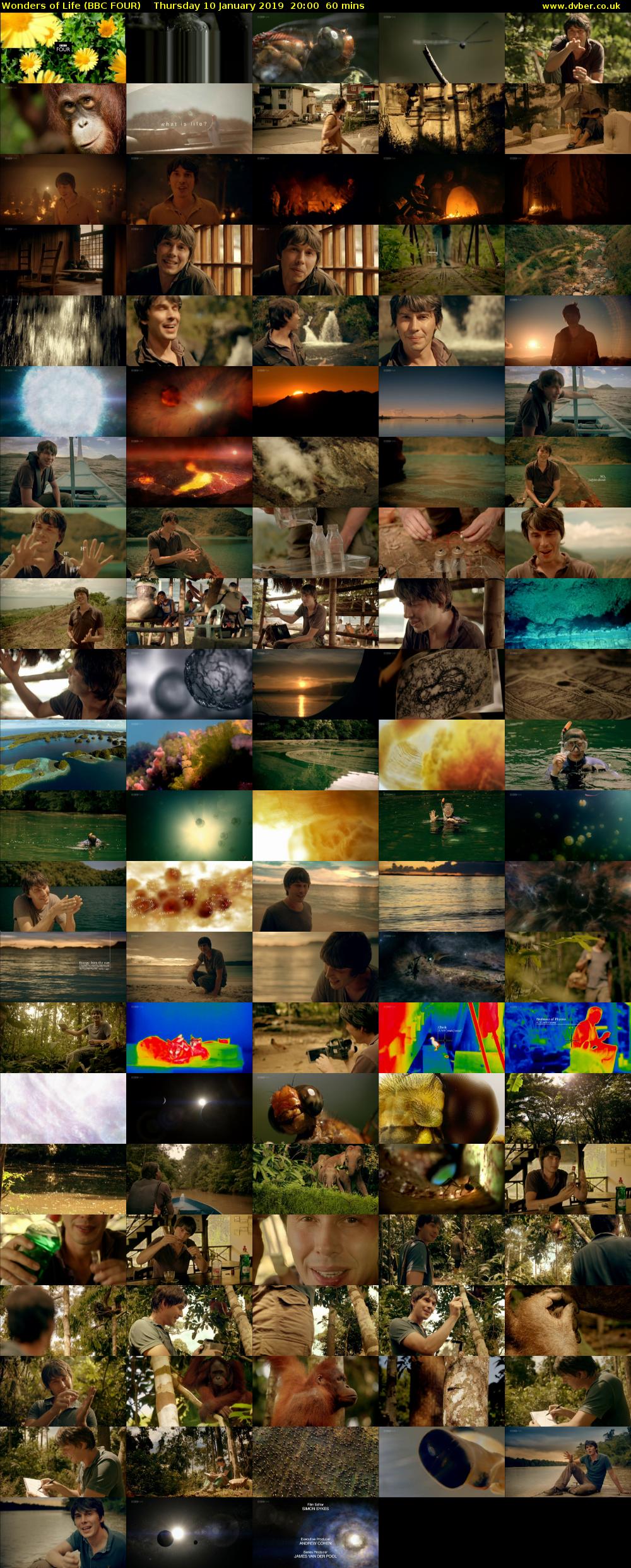 Wonders of Life (BBC FOUR) Thursday 10 January 2019 20:00 - 21:00