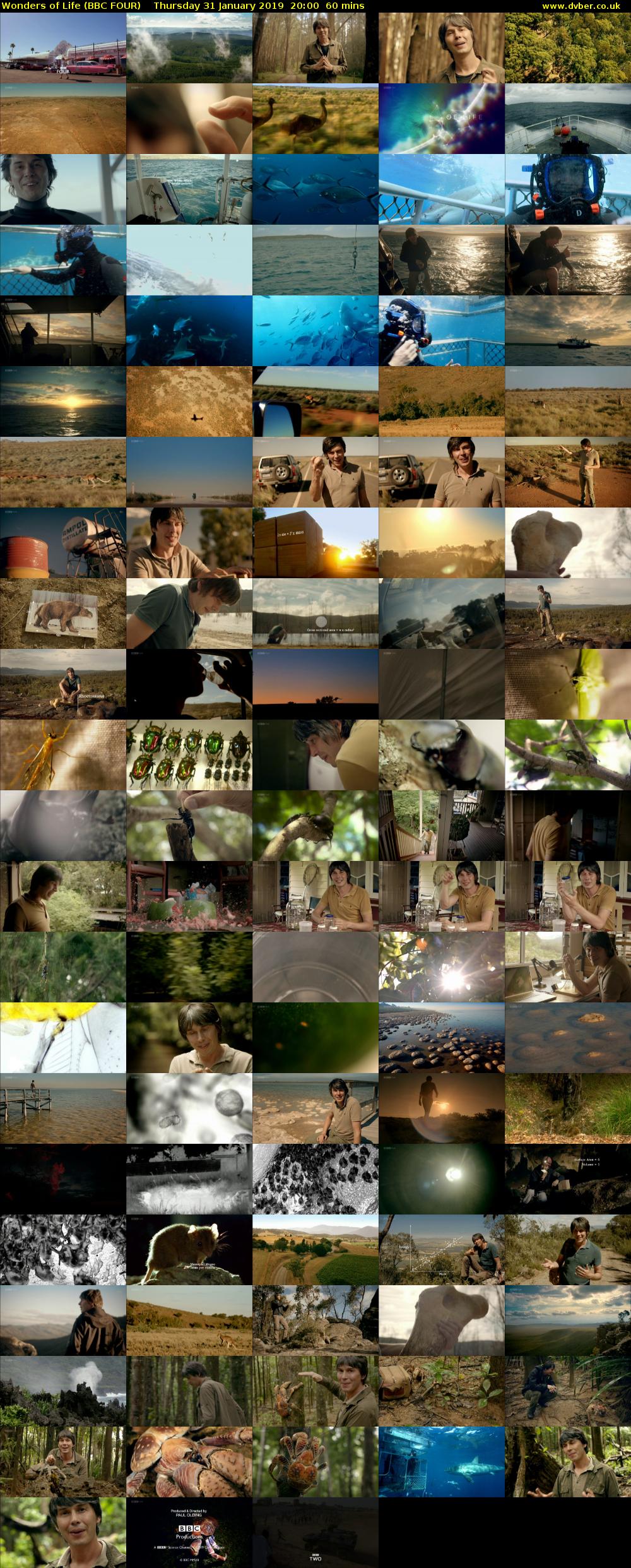 Wonders of Life (BBC FOUR) Thursday 31 January 2019 20:00 - 21:00