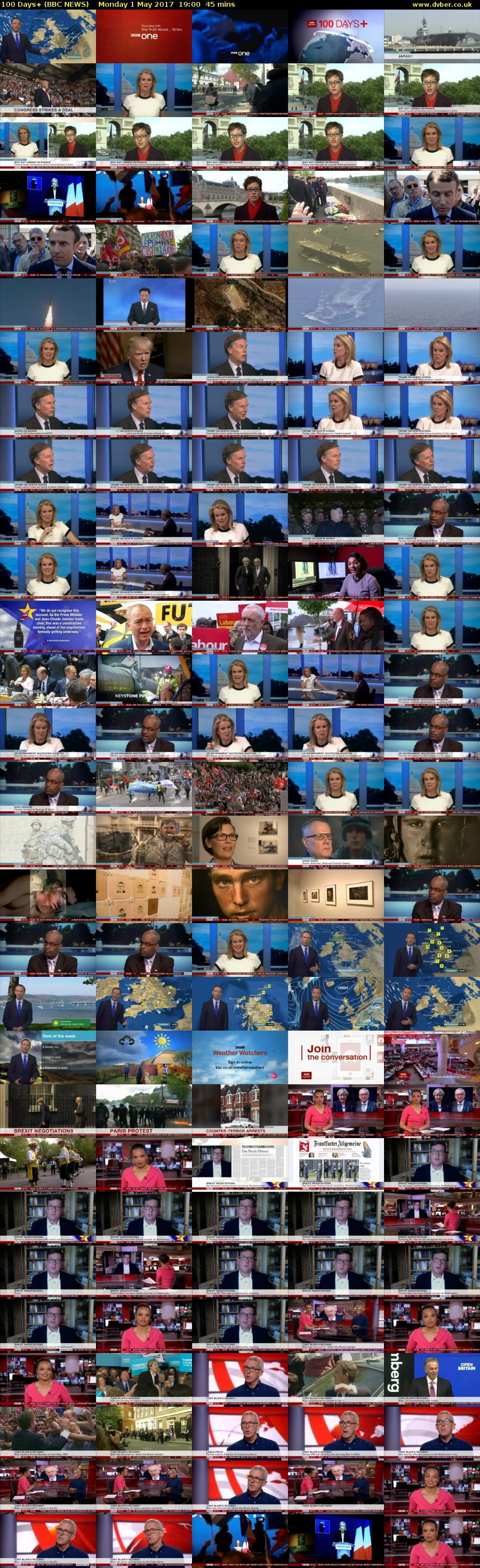 100 Days+ (BBC NEWS) Monday 1 May 2017 19:00 - 19:45