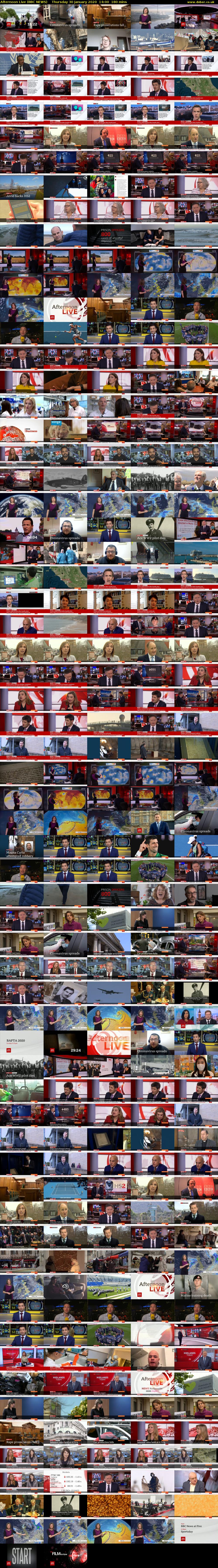 Afternoon Live (BBC NEWS) Thursday 30 January 2020 14:00 - 17:00
