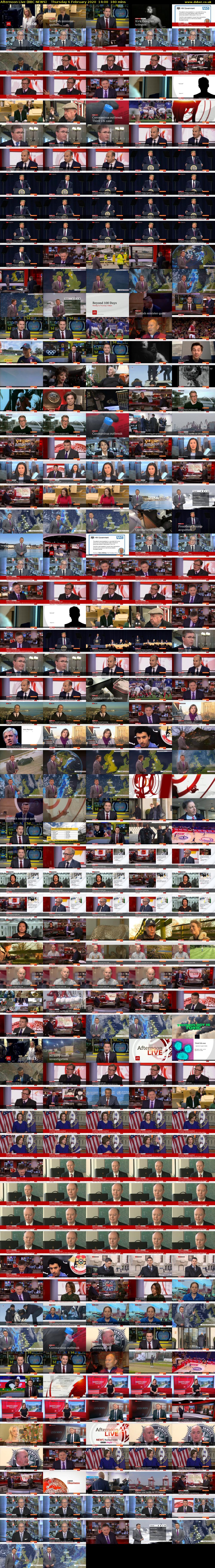 Afternoon Live (BBC NEWS) Thursday 6 February 2020 14:00 - 17:00