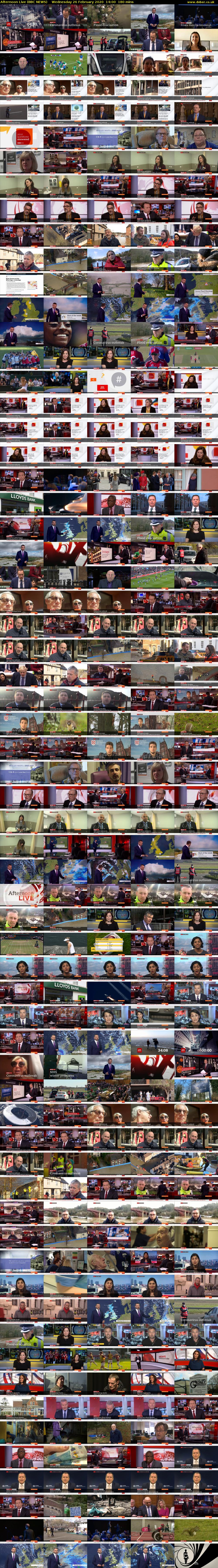 Afternoon Live (BBC NEWS) Wednesday 26 February 2020 14:00 - 17:00