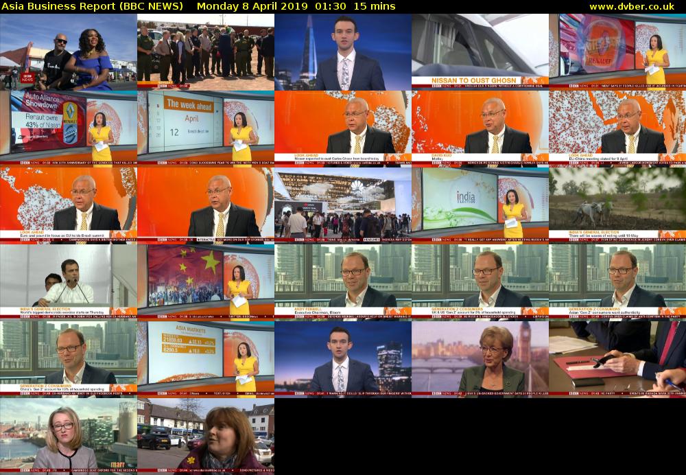 Asia Business Report (BBC NEWS) Monday 8 April 2019 01:30 - 01:45
