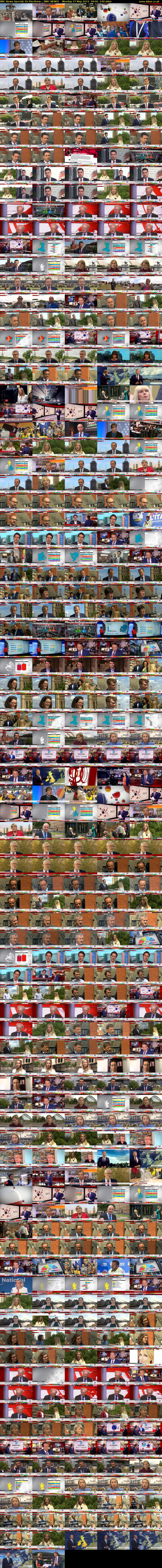 BBC News Special: EU Elections... (BBC NEWS) Monday 27 May 2019 09:00 - 13:00