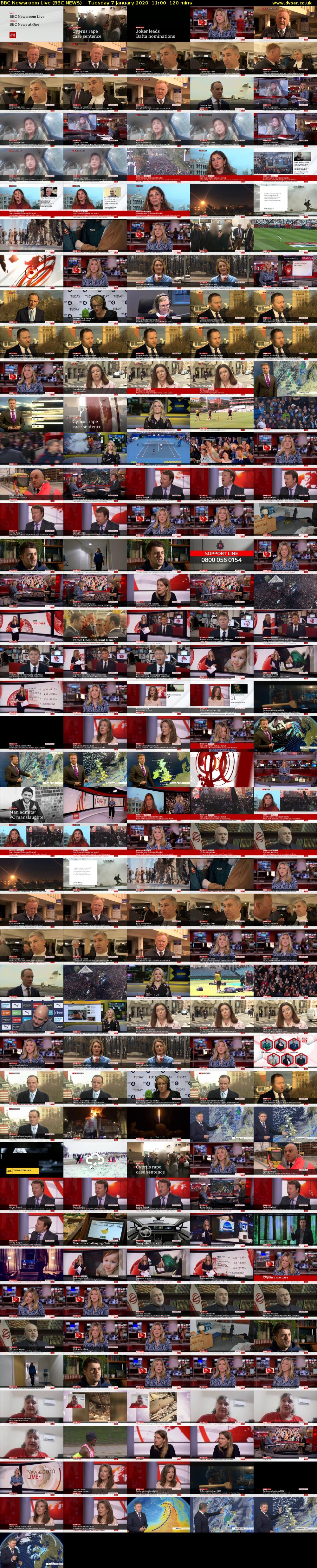 BBC Newsroom Live (BBC NEWS) Tuesday 7 January 2020 11:00 - 13:00