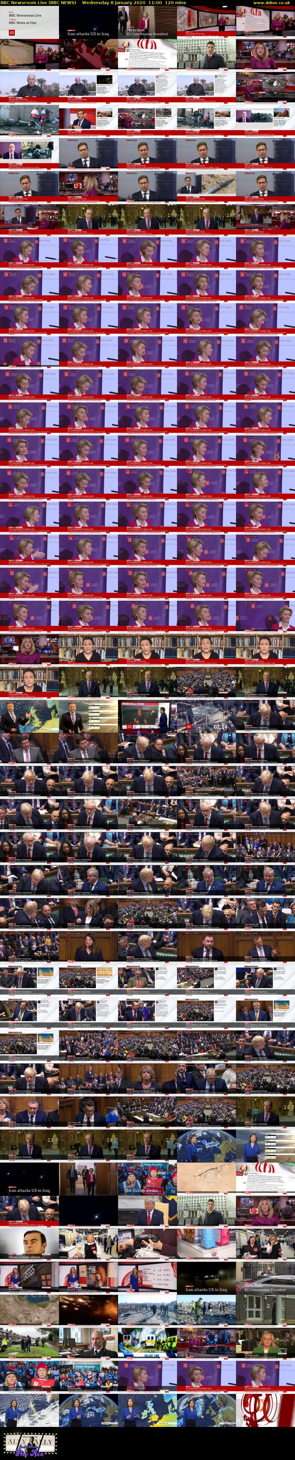 BBC Newsroom Live (BBC NEWS) Wednesday 8 January 2020 11:00 - 13:00