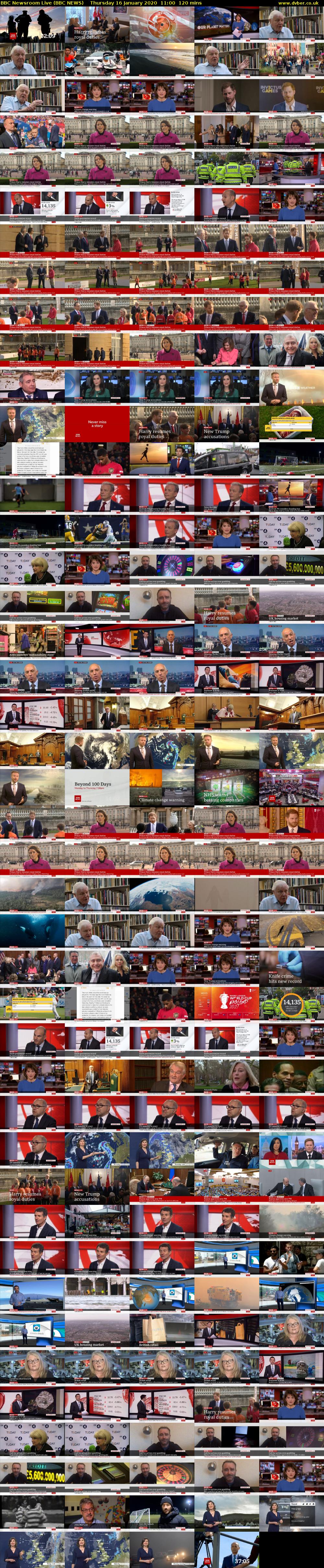 BBC Newsroom Live (BBC NEWS) Thursday 16 January 2020 11:00 - 13:00