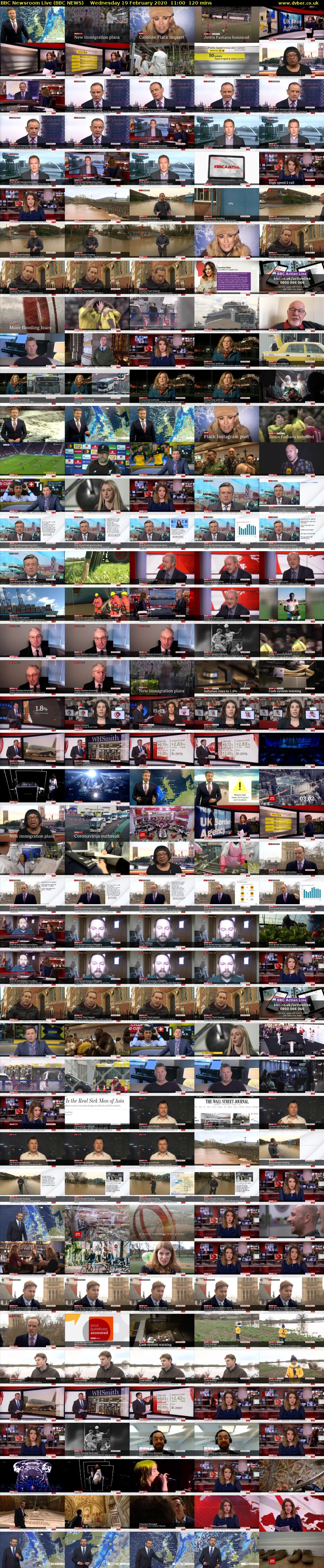 BBC Newsroom Live (BBC NEWS) Wednesday 19 February 2020 11:00 - 13:00