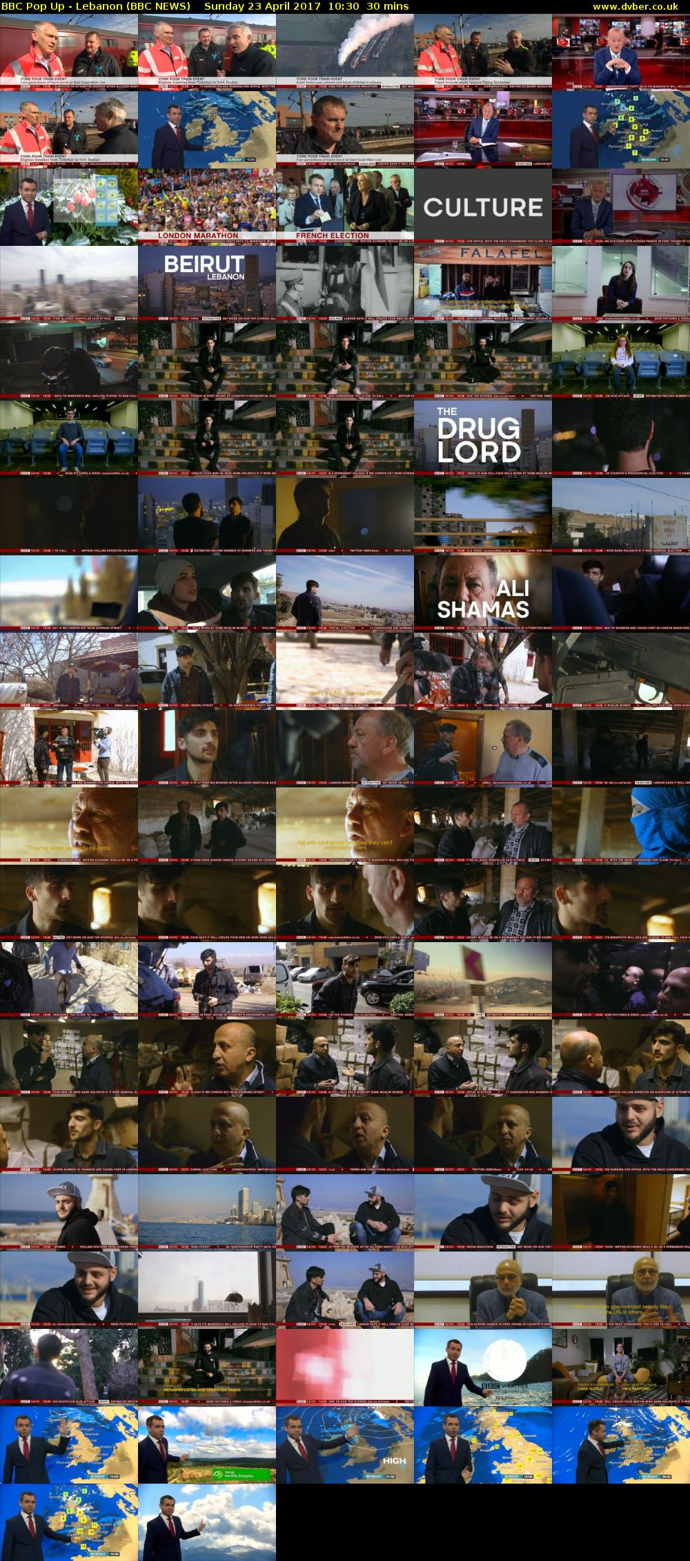 BBC Pop Up - Lebanon (BBC NEWS) Sunday 23 April 2017 10:30 - 11:00