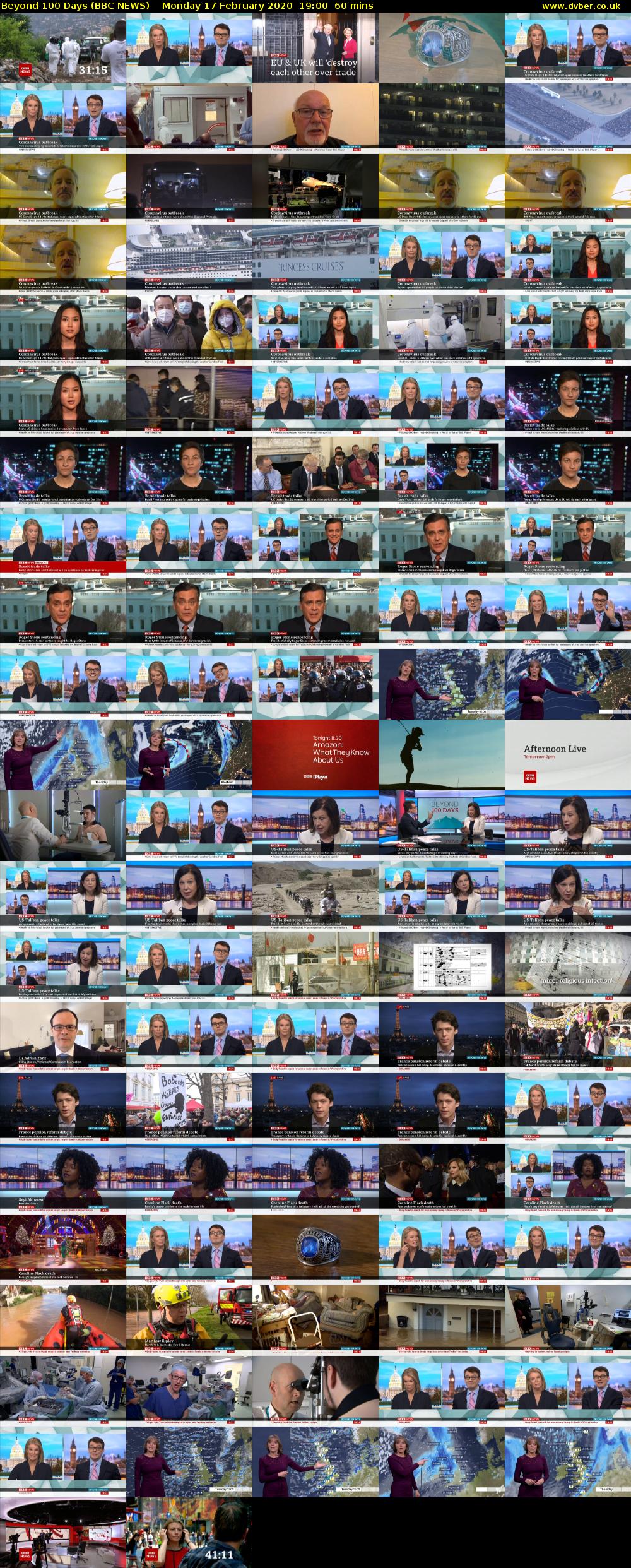 Beyond 100 Days (BBC NEWS) Monday 17 February 2020 19:00 - 20:00
