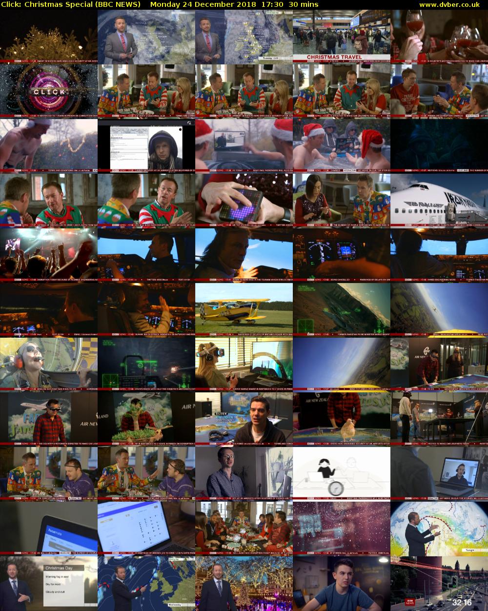 Click: Christmas Special (BBC NEWS) Monday 24 December 2018 17:30 - 18:00