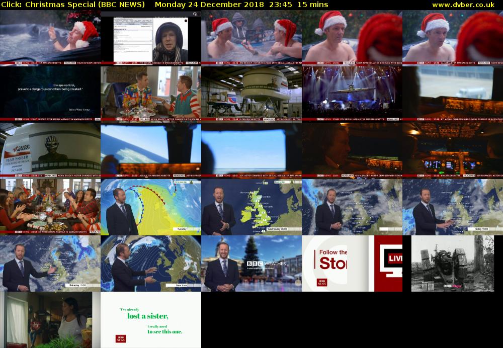 Click: Christmas Special (BBC NEWS) Monday 24 December 2018 23:45 - 00:00