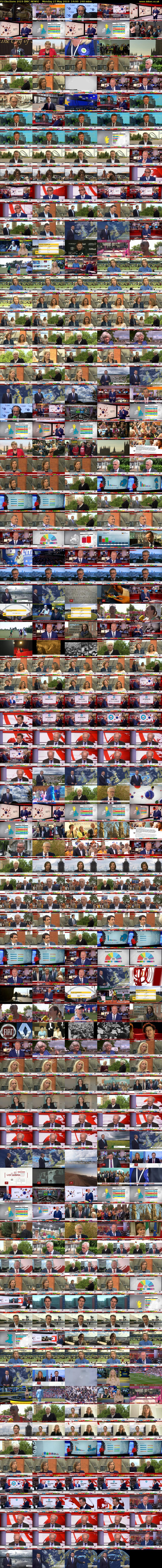 EU Elections 2019 (BBC NEWS) Monday 27 May 2019 14:00 - 18:00