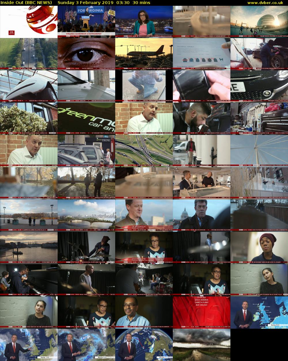 Inside Out (BBC NEWS) Sunday 3 February 2019 03:30 - 04:00