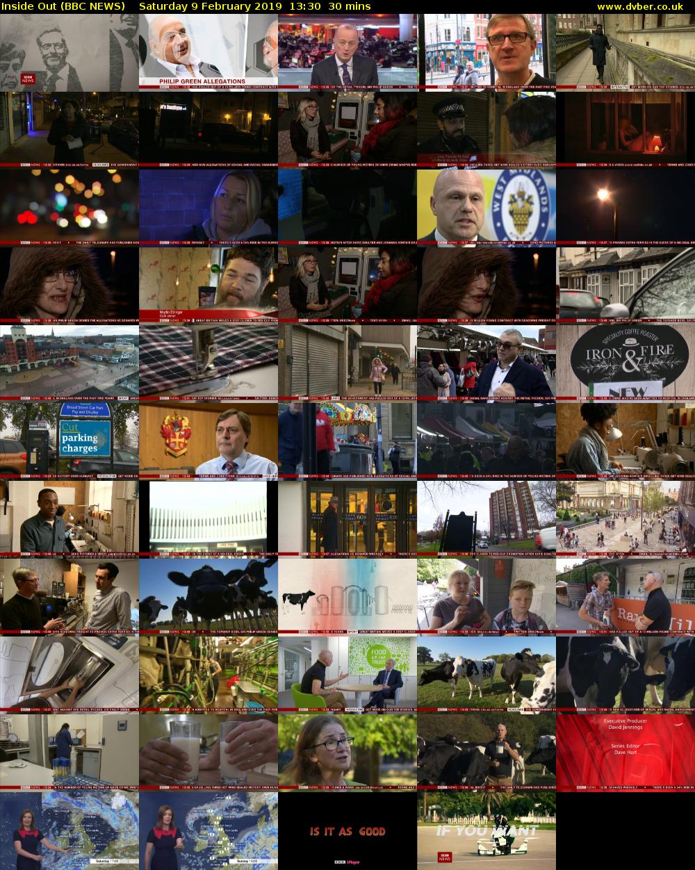 Inside Out (BBC NEWS) Saturday 9 February 2019 13:30 - 14:00