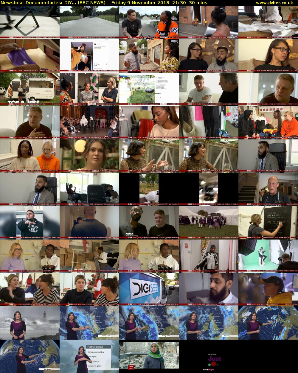 Newsbeat Documentaries: DIY... (BBC NEWS) Friday 9 November 2018 21:30 - 22:00