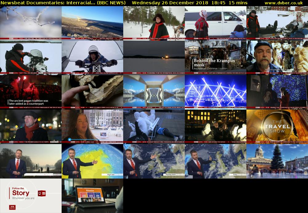 Newsbeat Documentaries: Interracial... (BBC NEWS) Wednesday 26 December 2018 18:45 - 19:00