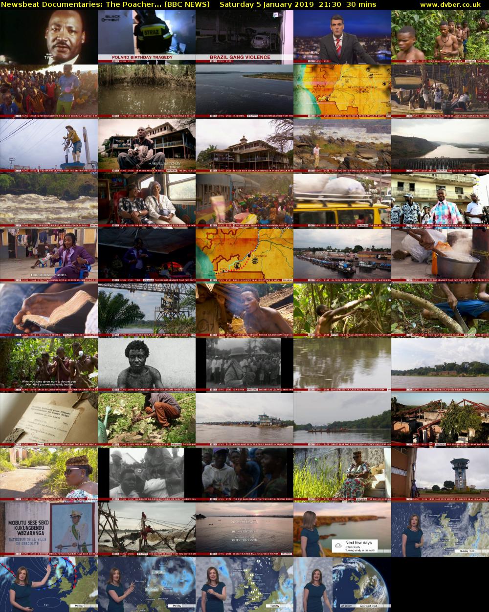 Newsbeat Documentaries: The Poacher... (BBC NEWS) Saturday 5 January 2019 21:30 - 22:00