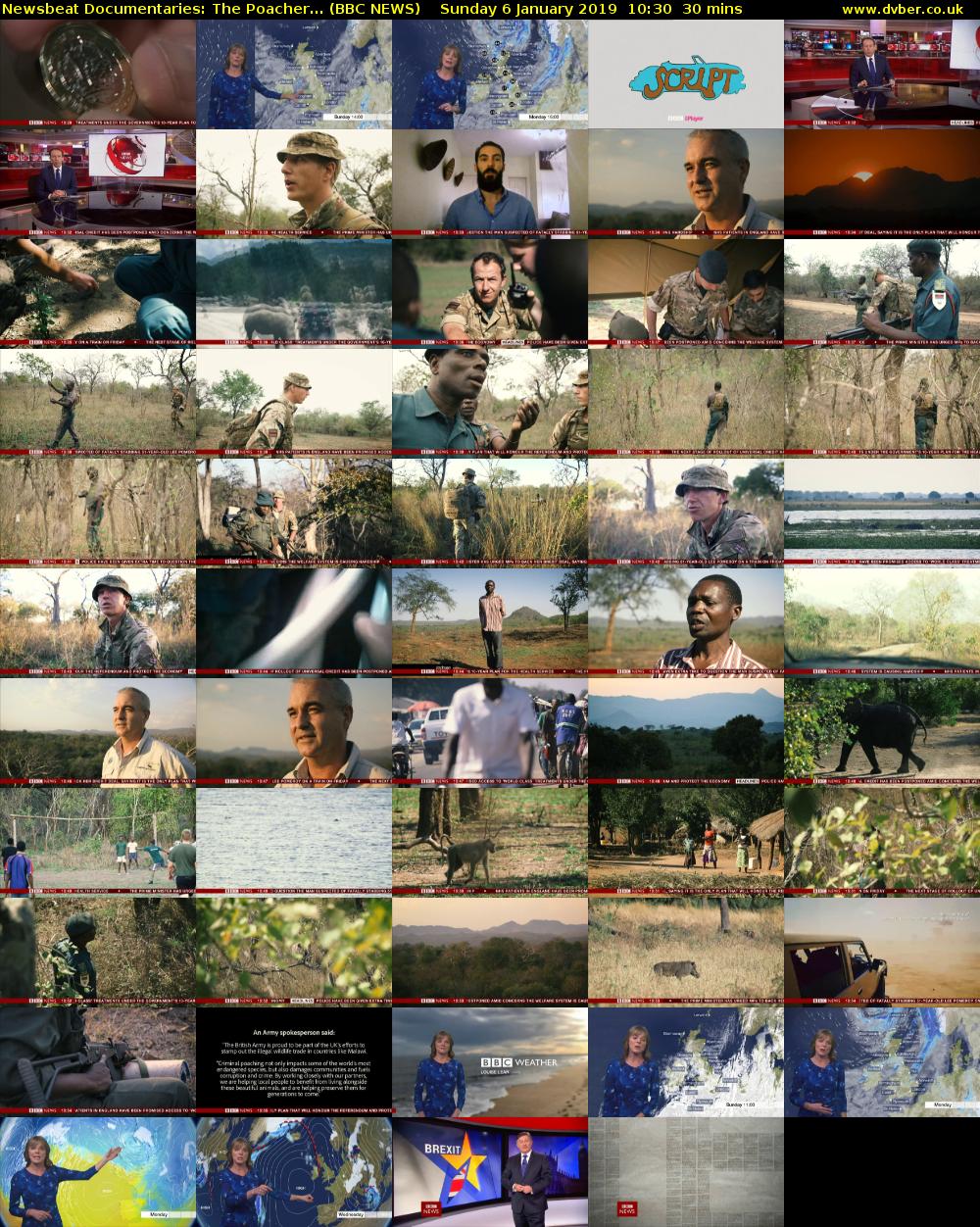 Newsbeat Documentaries: The Poacher... (BBC NEWS) Sunday 6 January 2019 10:30 - 11:00