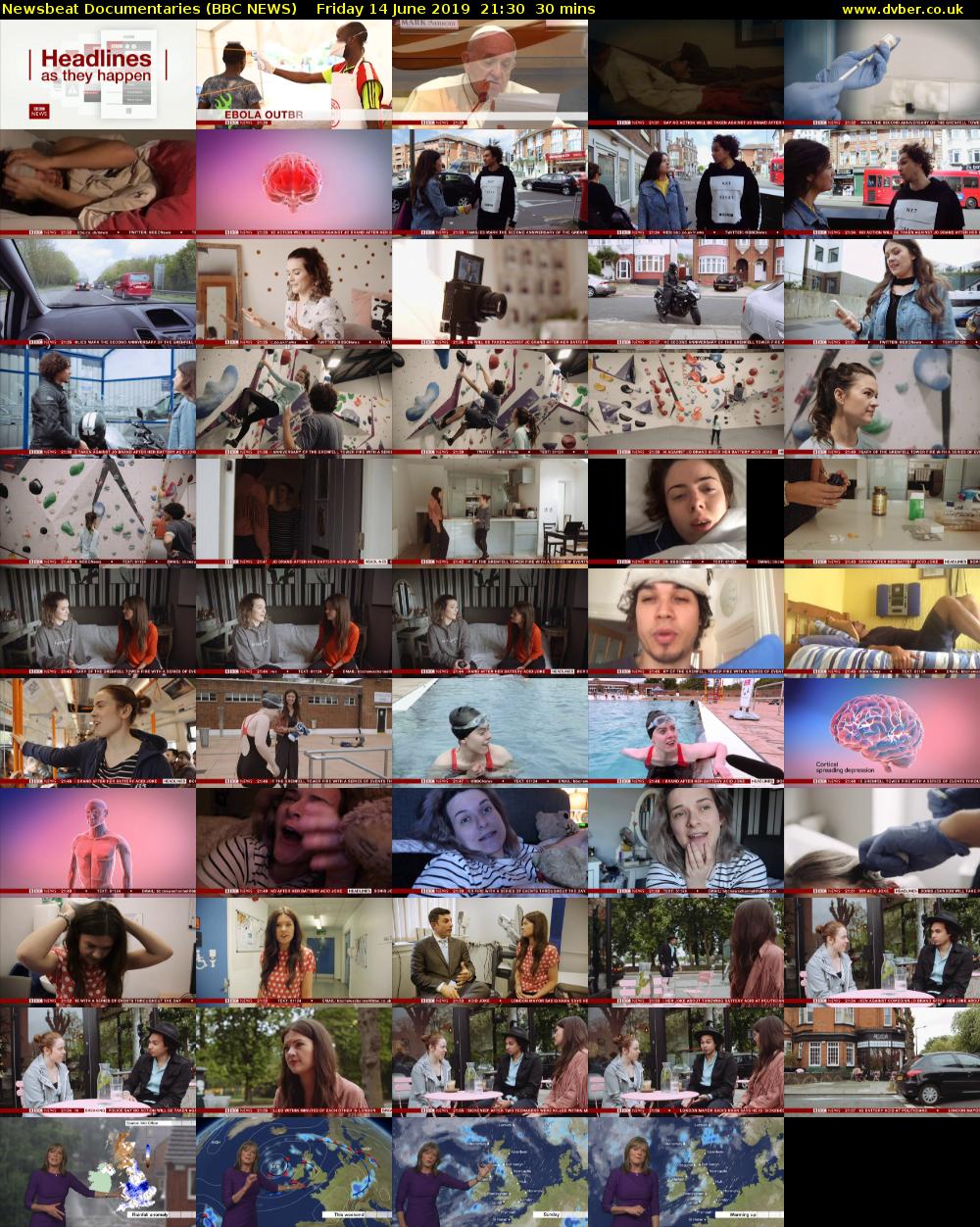 Newsbeat Documentaries (BBC NEWS) Friday 14 June 2019 21:30 - 22:00