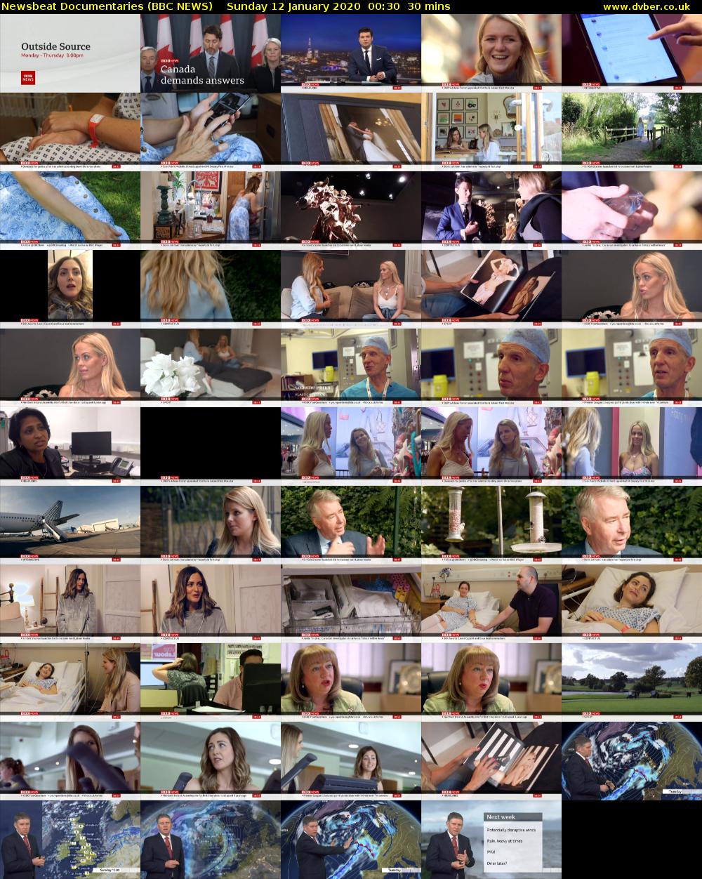 Newsbeat Documentaries (BBC NEWS) Sunday 12 January 2020 00:30 - 01:00