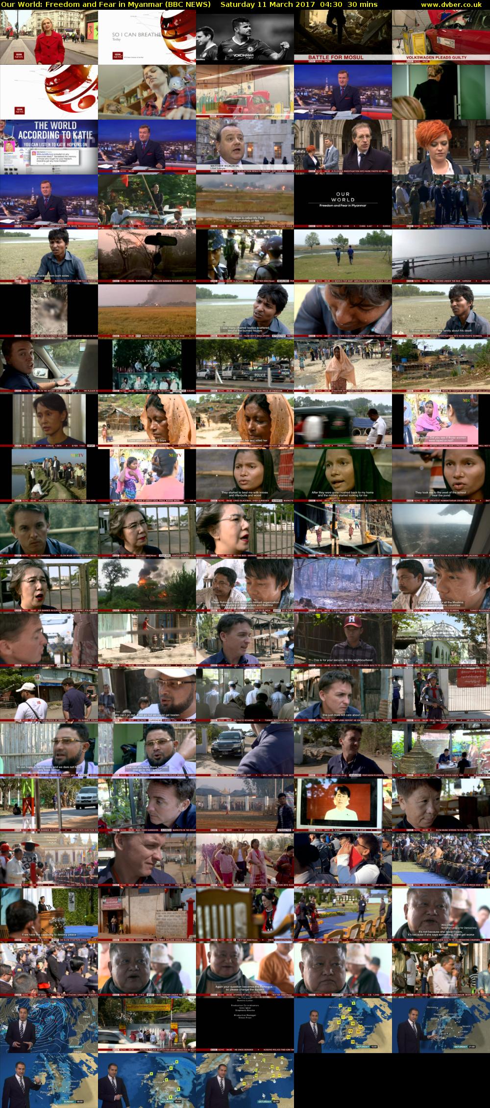 Our World: Freedom and Fear in Myanmar (BBC NEWS) Saturday 11 March 2017 04:30 - 05:00