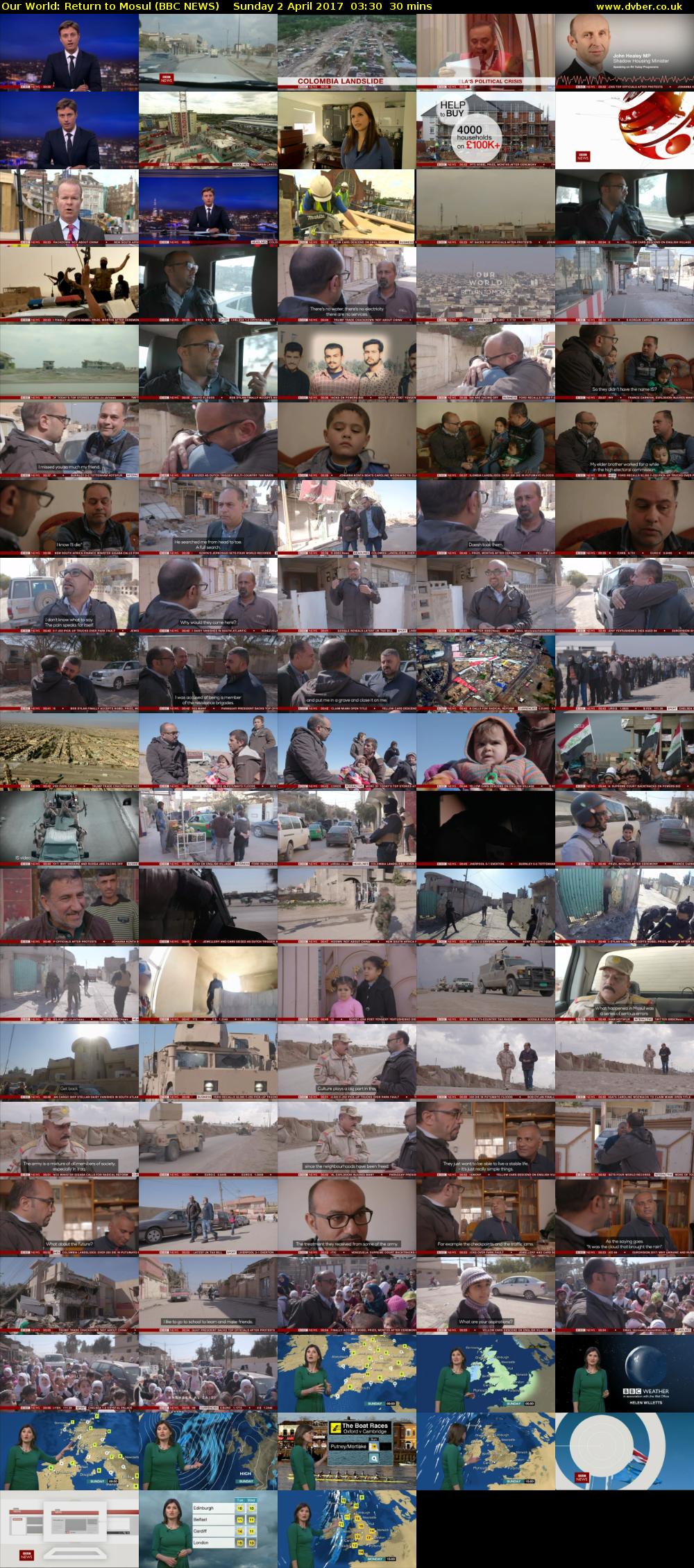 Our World: Return to Mosul (BBC NEWS) Sunday 2 April 2017 03:30 - 04:00
