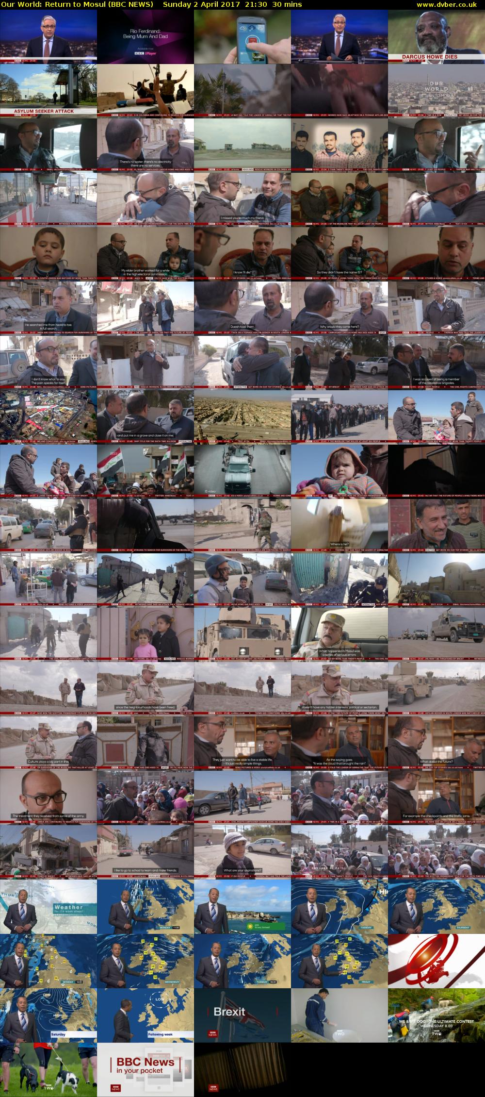 Our World: Return to Mosul (BBC NEWS) Sunday 2 April 2017 21:30 - 22:00