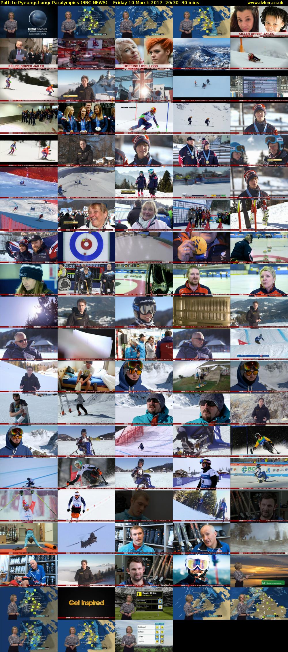 Path to Pyeongchang: Paralympics (BBC NEWS) Friday 10 March 2017 20:30 - 21:00