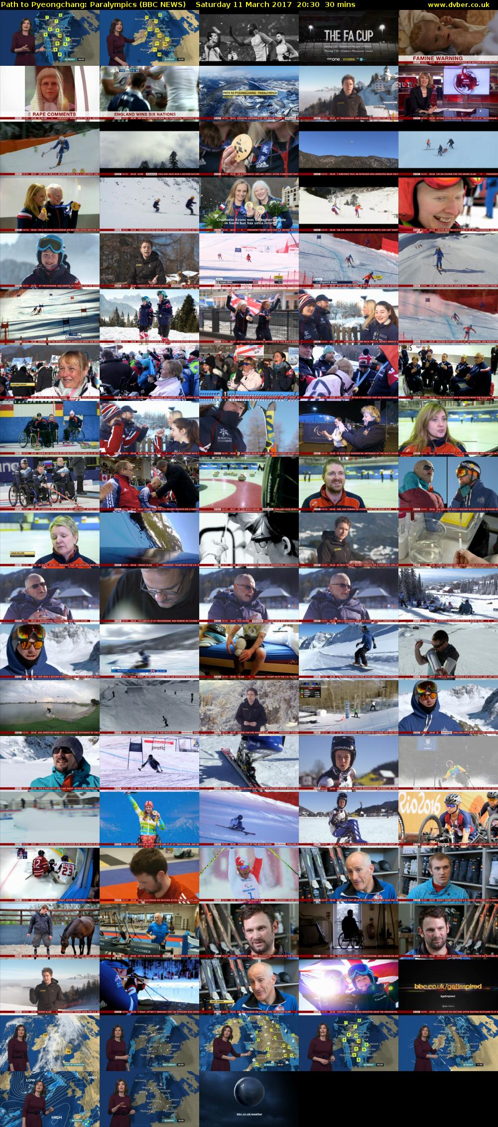 Path to Pyeongchang: Paralympics (BBC NEWS) Saturday 11 March 2017 20:30 - 21:00